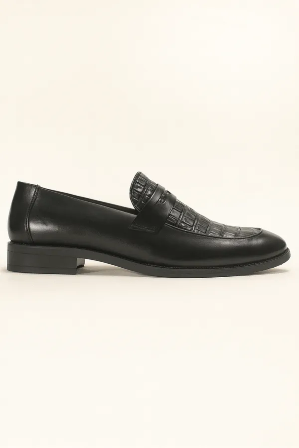 Black_Dyed_Leather_Loafers_For_Men