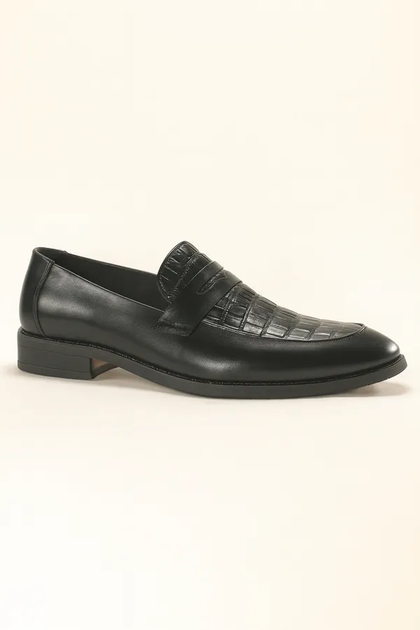 Black_Dyed_Leather_Loafers_For_Men