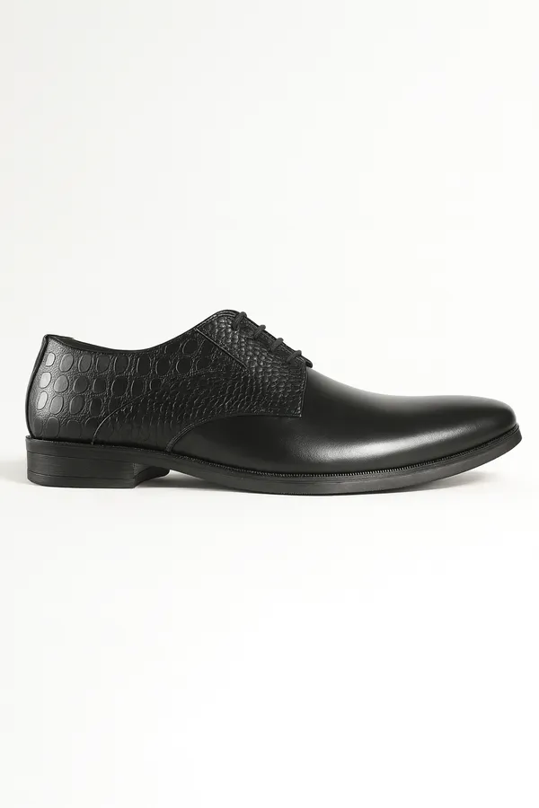 Black_Embossed_Pattern_Leather_Derby_For_Men