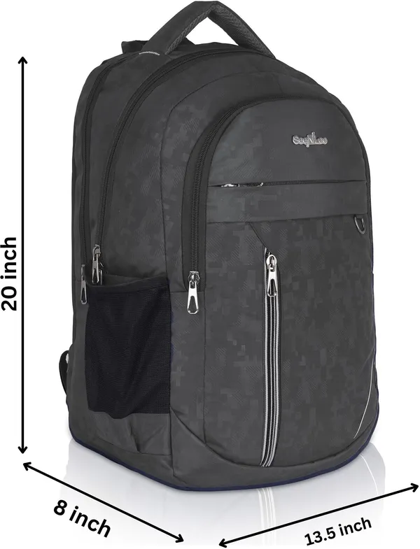 Grey_Premium_Polyester_,_Nylon_&_Pu_Backpack_For_Men