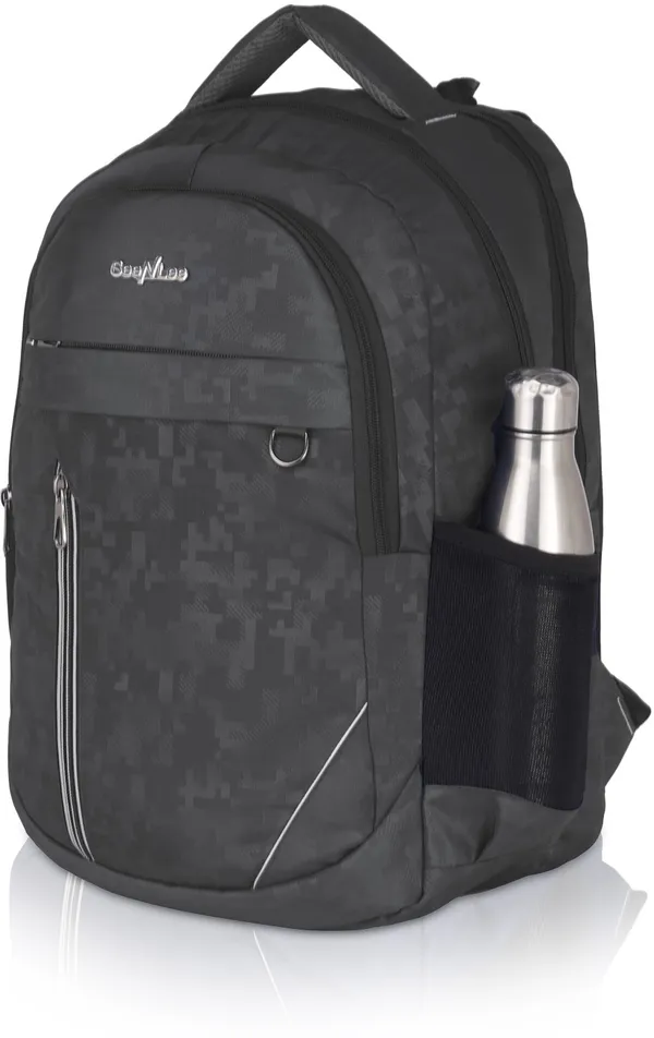 Grey_Premium_Polyester_,_Nylon_&_Pu_Backpack_For_Men