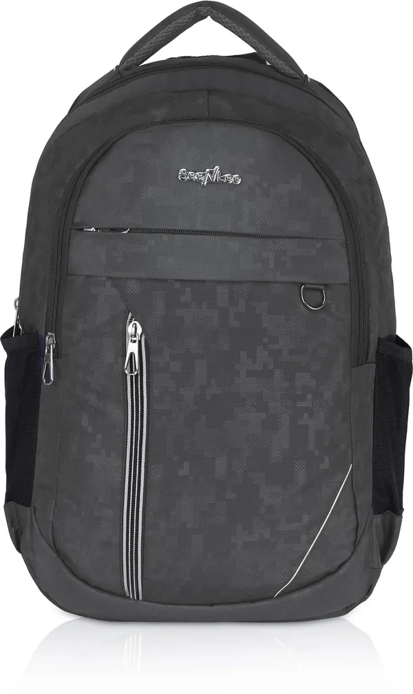Grey_Premium_Polyester_,_Nylon_&_Pu_Backpack_For_Men