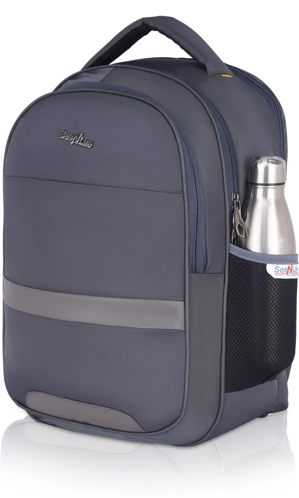 Grey_Premium_Polyester_Backpack_For_Men_&_Women