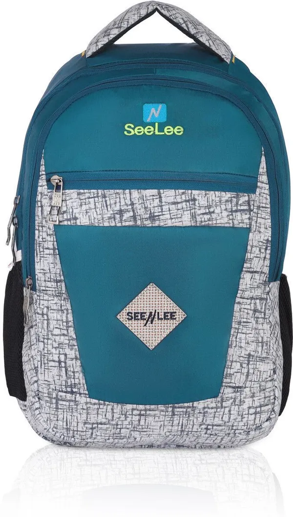 Sky_Blue_Premium_Polyester_,_Nylon_&_Pu_Backpack_For_Men_&_Women