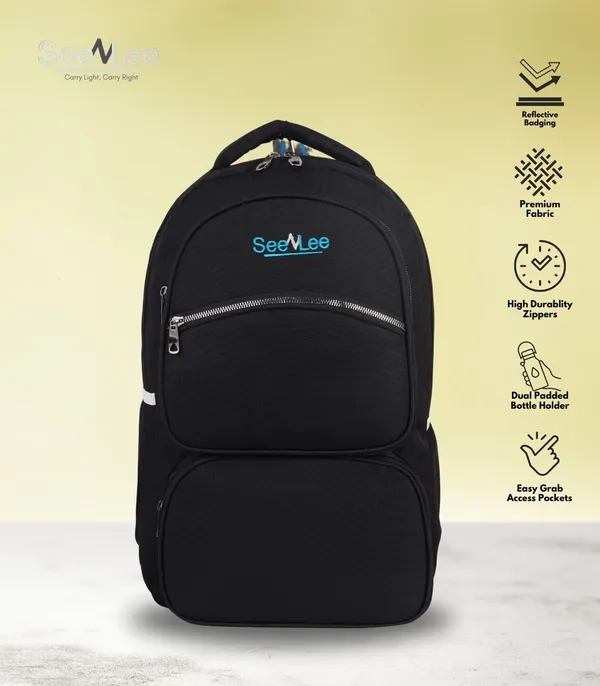 Black_Premium_Pu_&_Polyester_Backpack_For_Men_&_Women