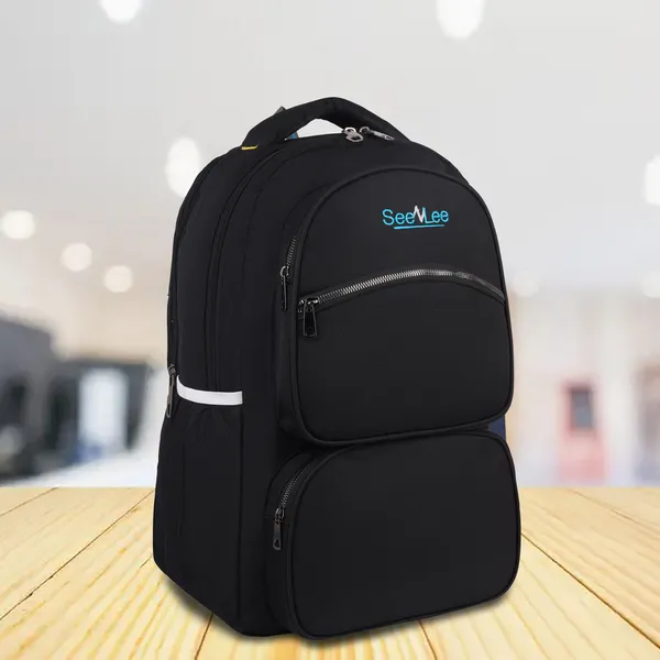 Black_Premium_Pu_&_Polyester_Backpack_For_Men_&_Women