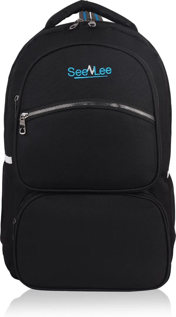 Black_Premium_Pu_&_Polyester_Backpack_For_Men_&_Women
