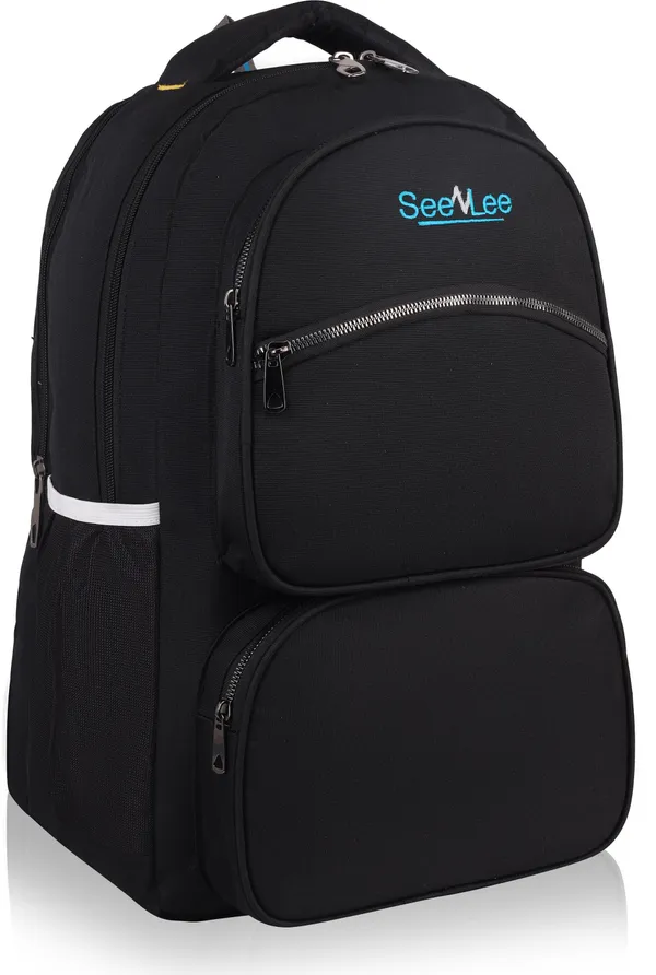 Black_Premium_Pu_&_Polyester_Backpack_For_Men_&_Women
