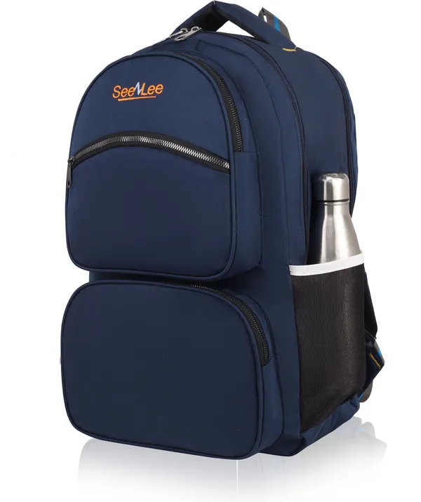 Blue_Premium_Pu_&_Polyester_Backpack_For_Men_&_Women