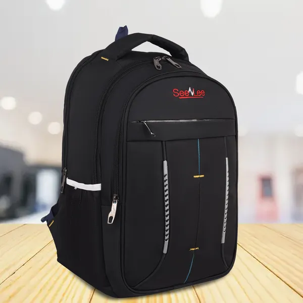 Black_Premium_Pu_&_Polyester_Backpack_For_Men_&_Women