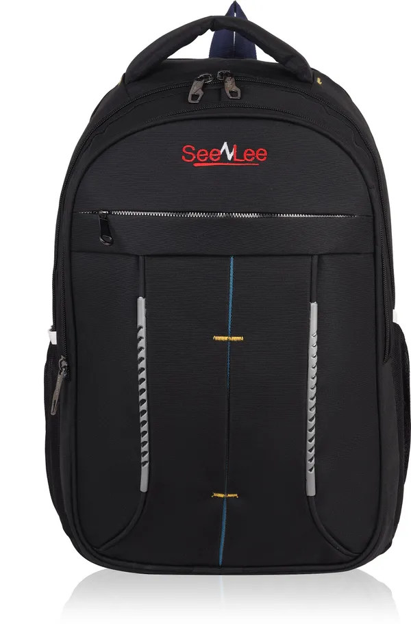 Black_Premium_Pu_&_Polyester_Backpack_For_Men_&_Women