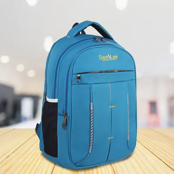 Blue_Premium_Pu_&_Polyester_Backpack_For_Men_&_Women