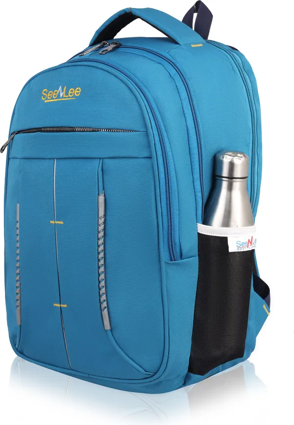 Blue_Premium_Pu_&_Polyester_Backpack_For_Men_&_Women