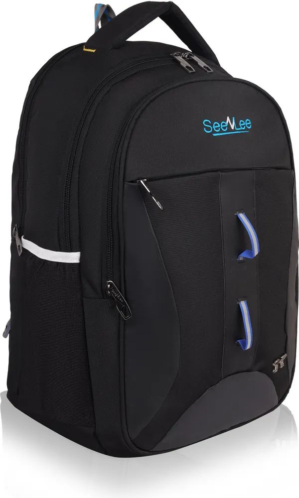 Black_Premium_Pu_&_Polyester_Backpack_For_Men_&_Women