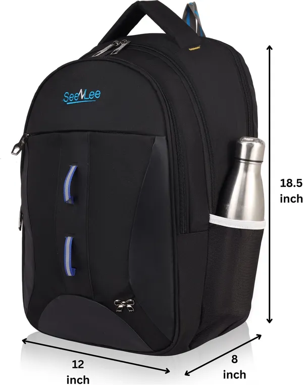 Black_Premium_Pu_&_Polyester_Backpack_For_Men_&_Women