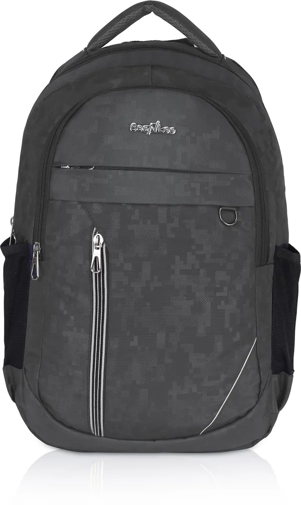 Grey_Premium_Polyester_,_Nylon_&_Pu_Backpack_For_Men