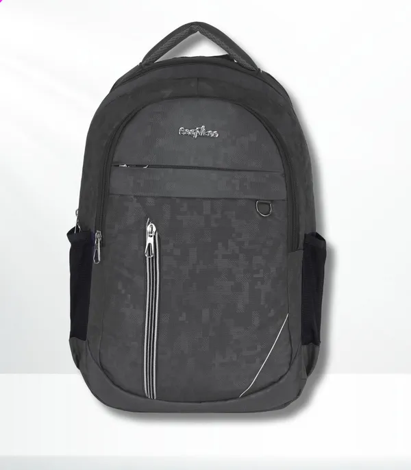 Grey_Premium_Polyester_,_Nylon_&_Pu_Backpack_For_Men