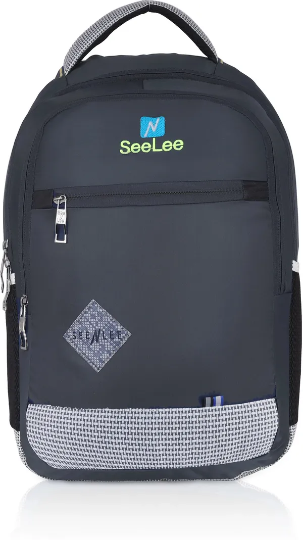 Grey_Premium_Polyester_,_Nylon_&_Pu_Backpack_For_Men