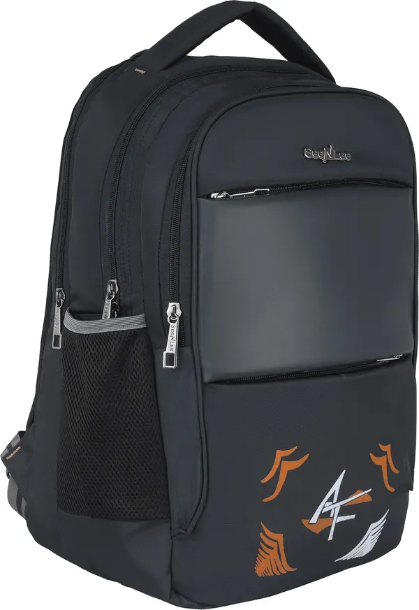 Black_Premium_Polyester_,_Nylon_&_Pu_Backpack_For_Men_&_Women