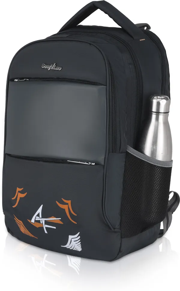 Black_Premium_Polyester_,_Nylon_&_Pu_Backpack_For_Men_&_Women