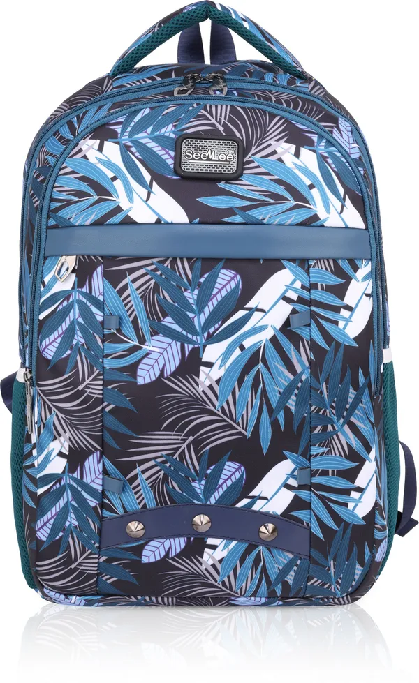 Blue_Premium_Fabric_Backpack_For_Girls