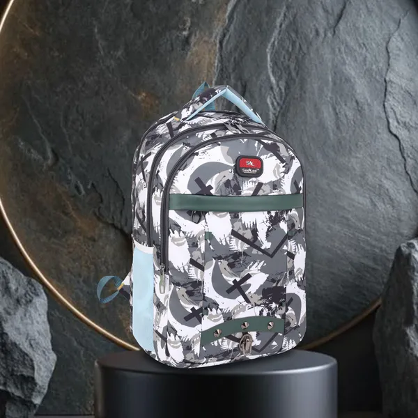 Green_Premium_Fabric_Backpack_For_Girls