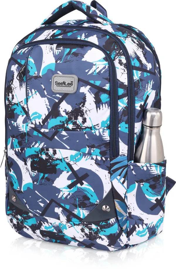 Blue_Premium_Fabric_Backpack_For_Girls