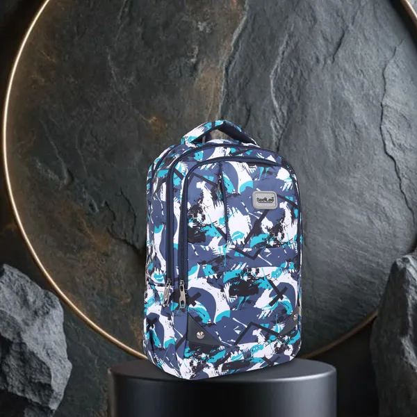 Blue_Premium_Fabric_Backpack_For_Girls