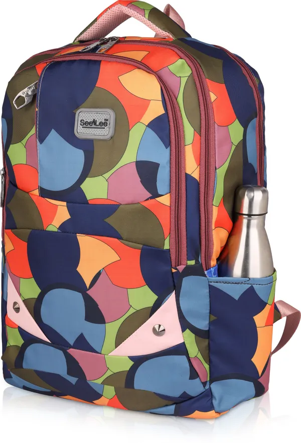 Orange_Premium_Fabric_Backpack_For_Girls