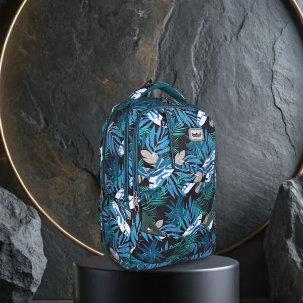 Blue_Premium_Fabric_Backpack_For_Girls