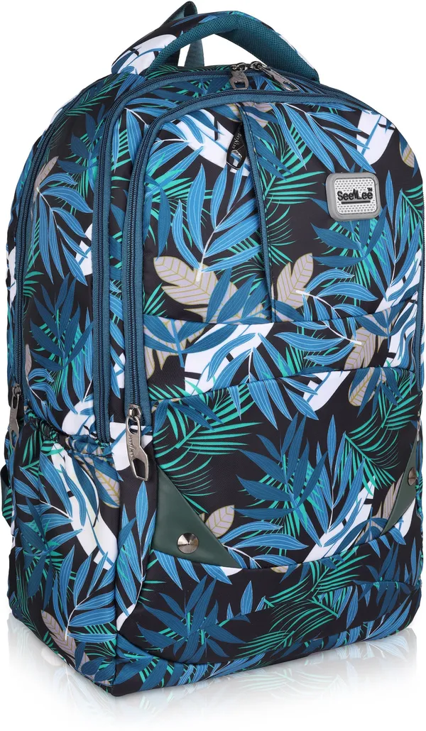 Blue_Premium_Fabric_Backpack_For_Girls