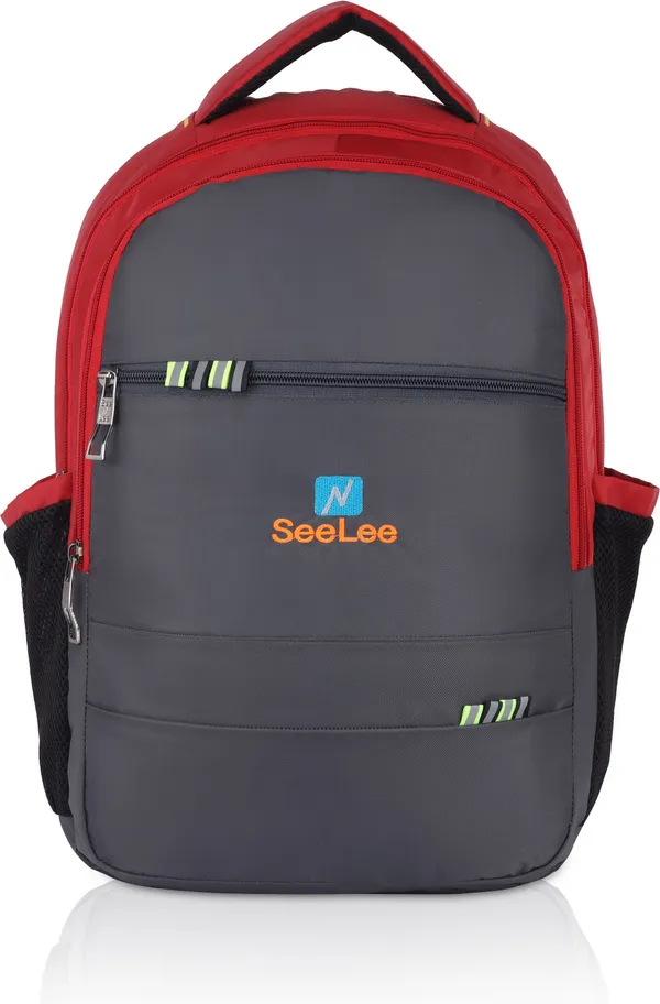 Grey_Premium_Polyester_,_Nylon_&_Pu_Backpack_For_Men_&_Women