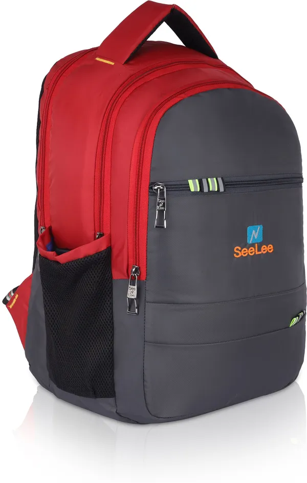 Grey_Premium_Polyester_,_Nylon_&_Pu_Backpack_For_Men_&_Women
