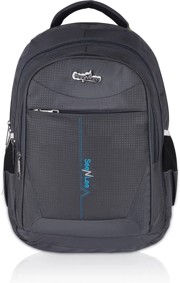 Grey_Premium_Polyester_,_Nylon_&_Pu_Backpack_For_Men_&_Women