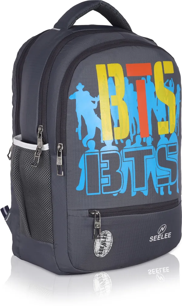 Grey_Premium_Polyester_,_Nylon_&_Pu_Backpack_For_Men_&_Women