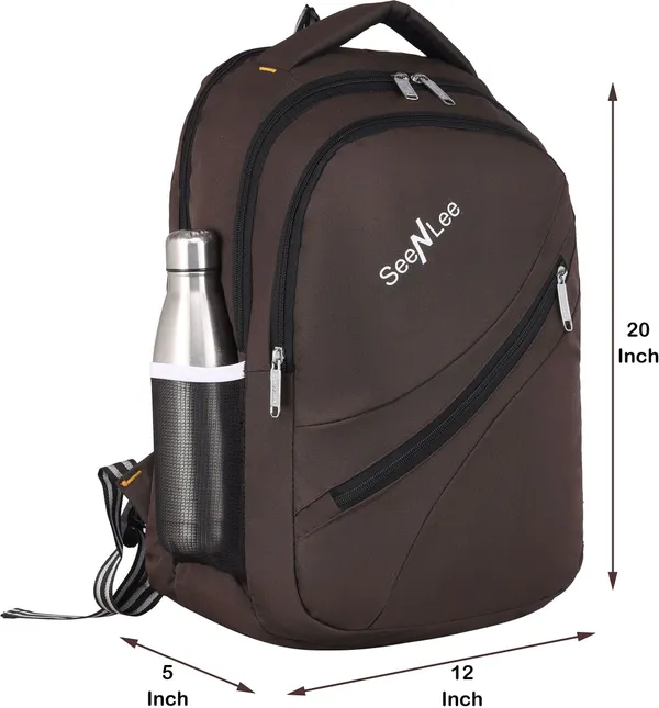 Brown_Premium_Polyester_Backpack_For_Men_&_Women