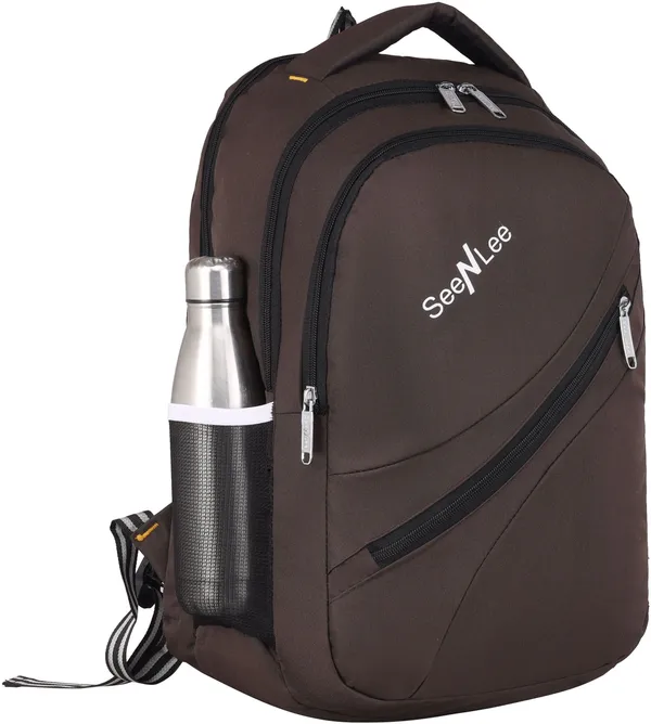 Brown_Premium_Polyester_Backpack_For_Men_&_Women