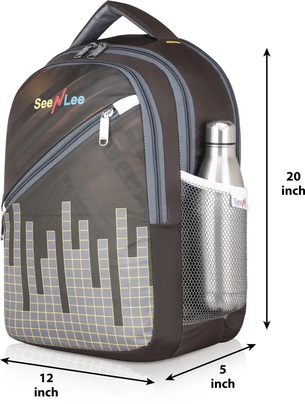 Brown_Premium_Polyester_Backpack_For_Men_&_Women