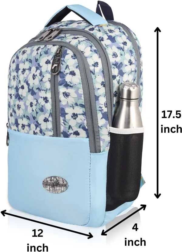 White_Premium_Polyester_,_Nylon_&_Pu_Backpack_For_Men_&_Women