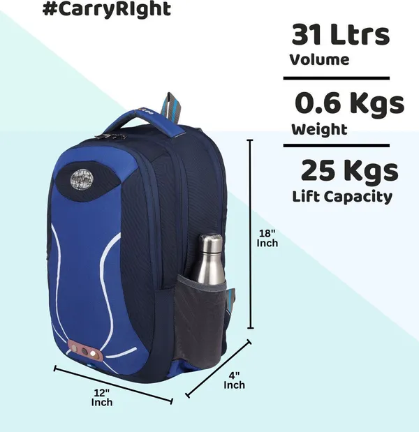 Blue_Premium_Polyester_&_Pu_Backpack_For_Men_&_Women
