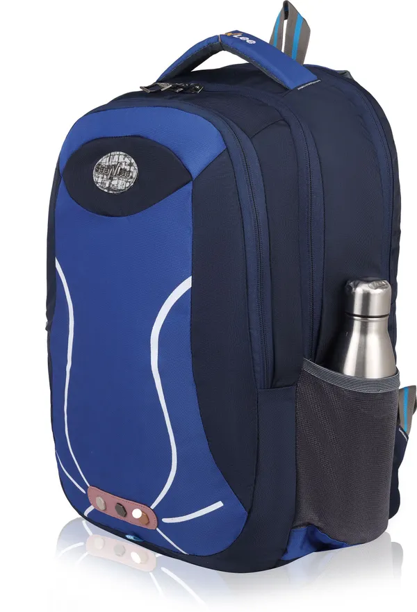 Blue_Premium_Polyester_&_Pu_Backpack_For_Men_&_Women