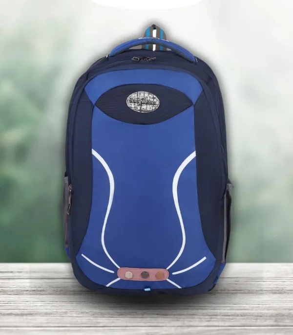 Blue_Premium_Polyester_&_Pu_Backpack_For_Men_&_Women