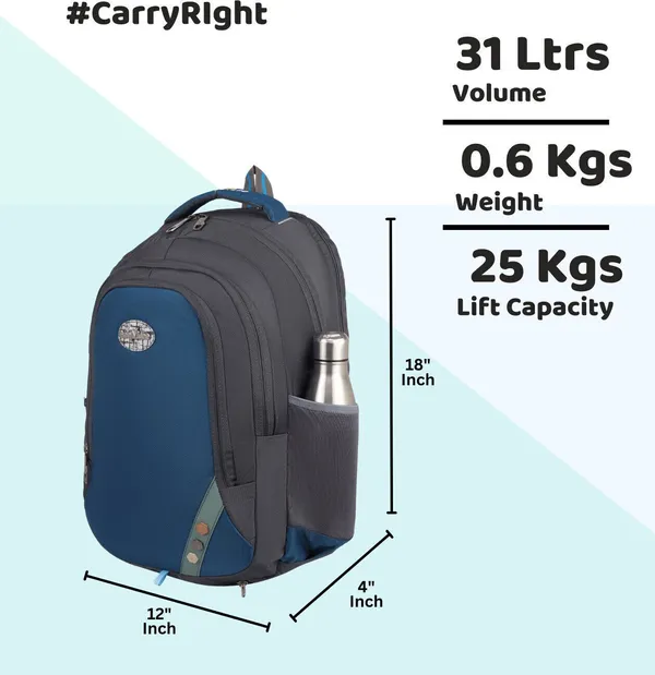 Black_Premium_Polyester_&_Pu_Backpack_For_Men_&_Women