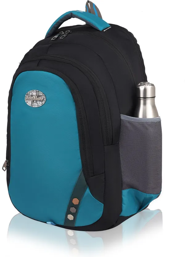 Blue__Premium_Polyester_&_Pu_Backpack_For_Men_&_Women