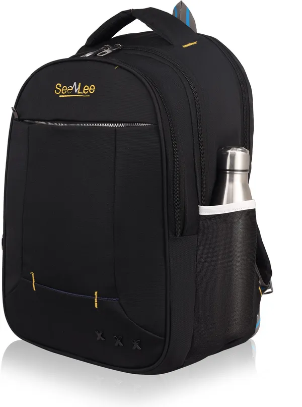 Black_Premium_Pu_&_Polyester_Backpack_For_Men_&_Women