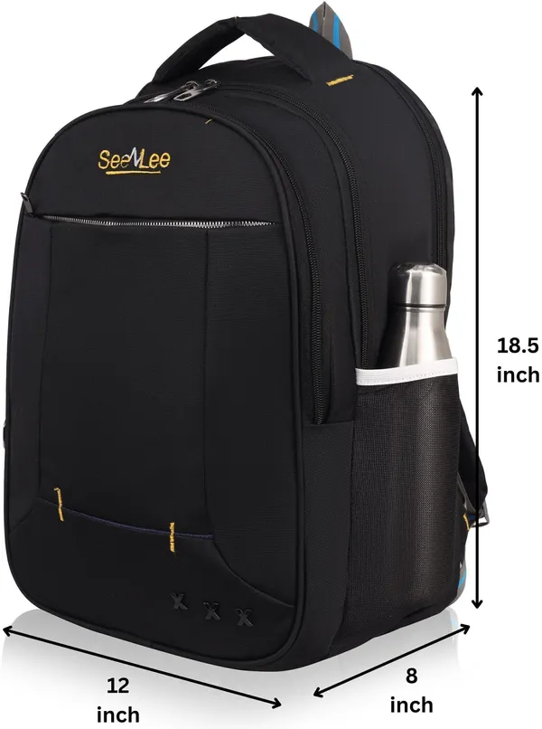 Black_Premium_Pu_&_Polyester_Backpack_For_Men_&_Women