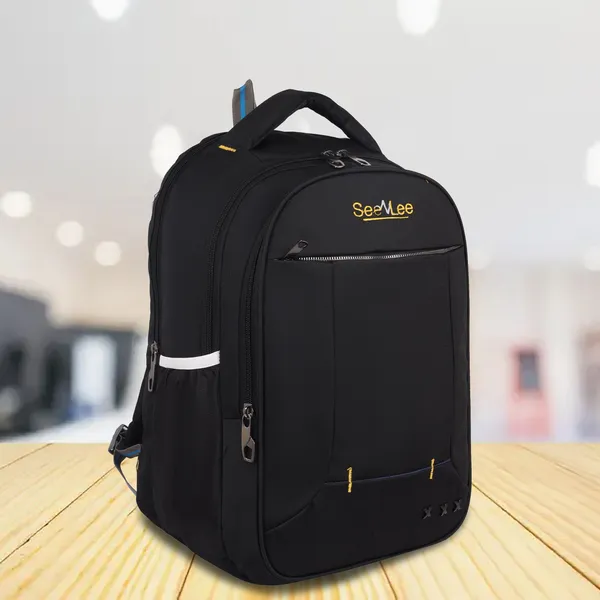 Black_Premium_Pu_&_Polyester_Backpack_For_Men_&_Women
