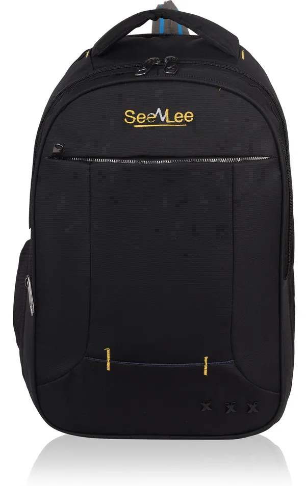 Black_Premium_Pu_&_Polyester_Backpack_For_Men_&_Women