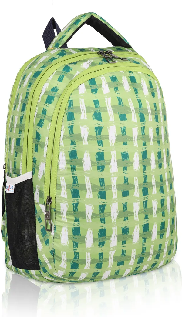 Green_Premium_Polyester_,_Nylon_&_Pu_Backpack_For_Boys_&_Girls