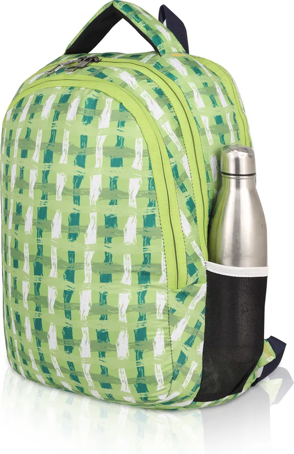 Green_Premium_Polyester_,_Nylon_&_Pu_Backpack_For_Boys_&_Girls